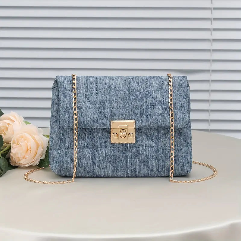 Denim Crossbody Bag