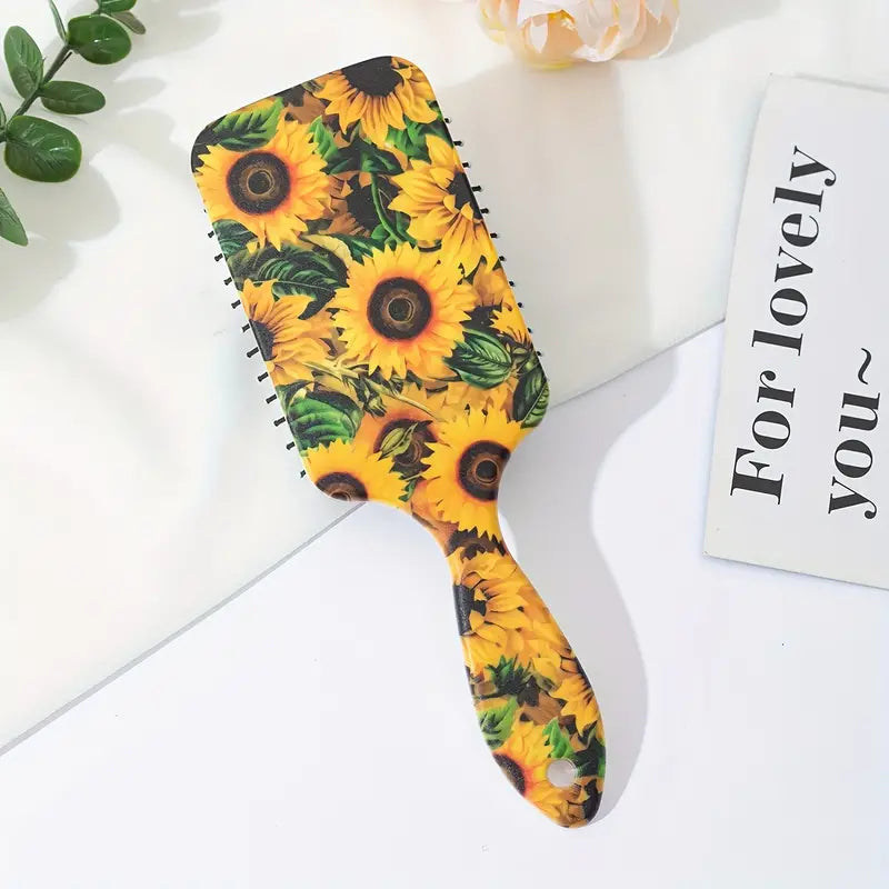 Sunflower Hair Brush