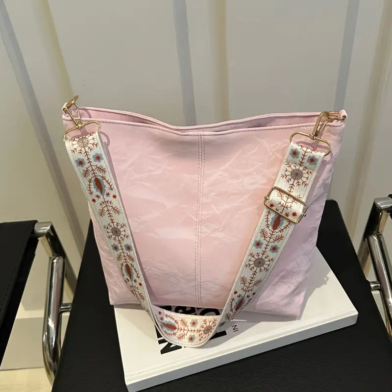 Hobo Style Print Strap Shoulder Bag