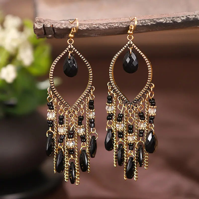 Waterfall Bead Earrings