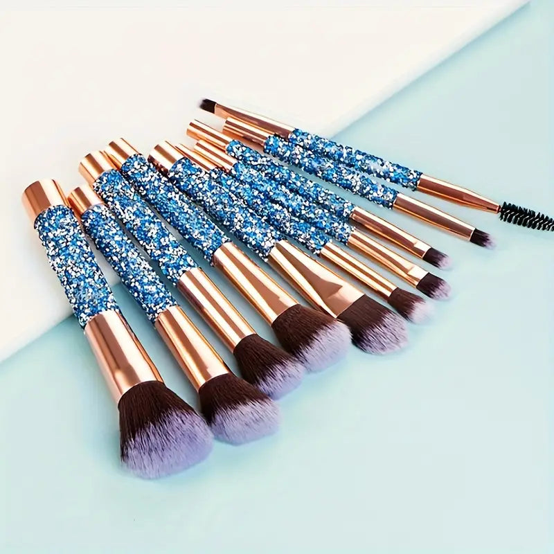 10 pc Brush Set with case