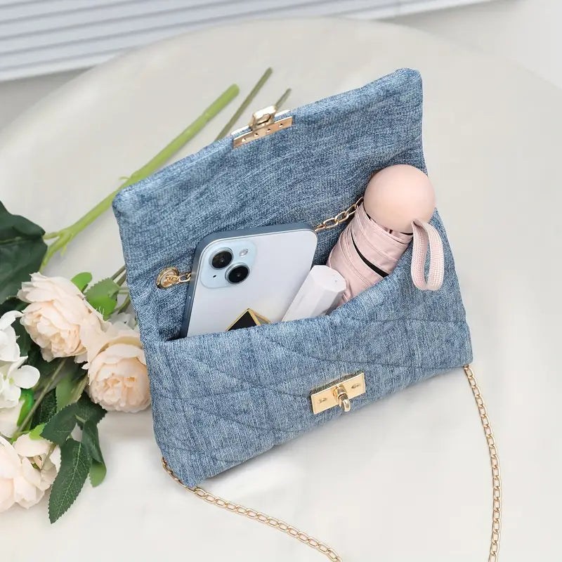 Denim Crossbody Bag