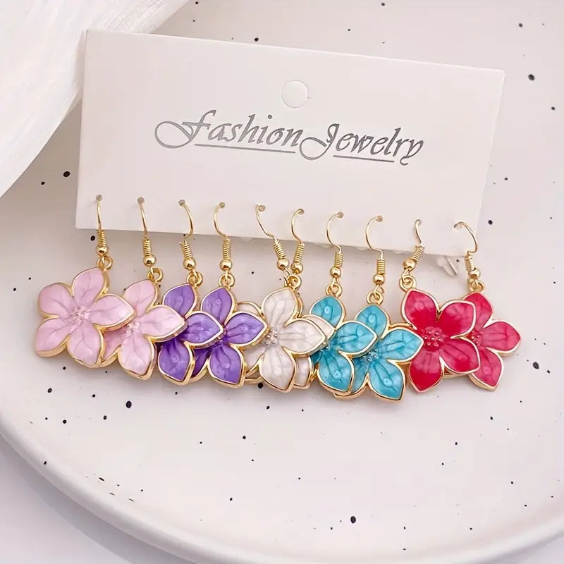 Lily Enamel Earrings