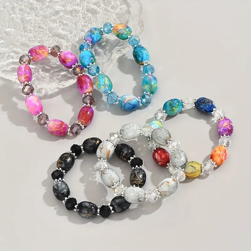 Glass Bead Bracelet