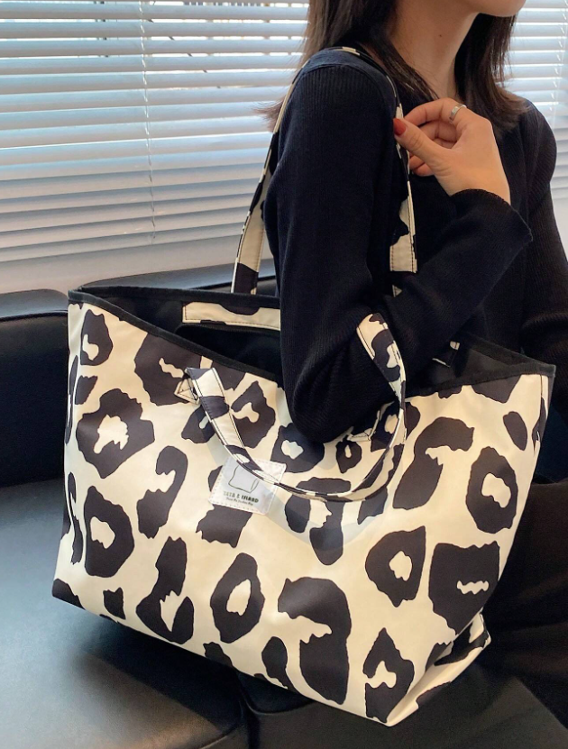 Cow Print Tote