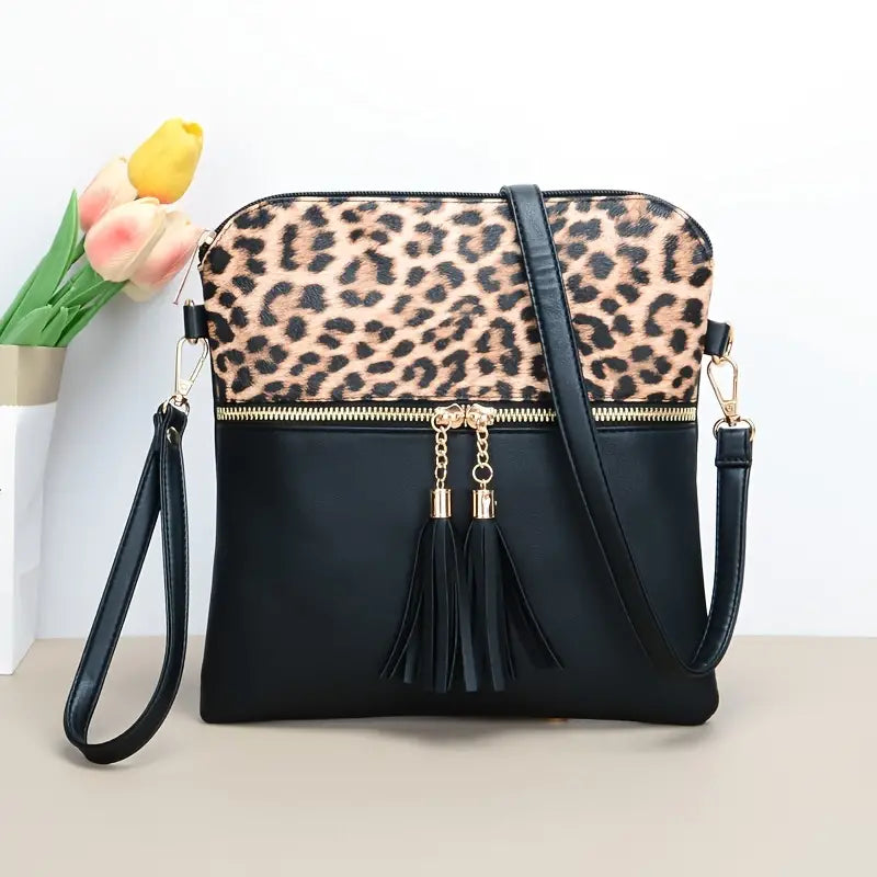 Leopard Top Print Crossbody