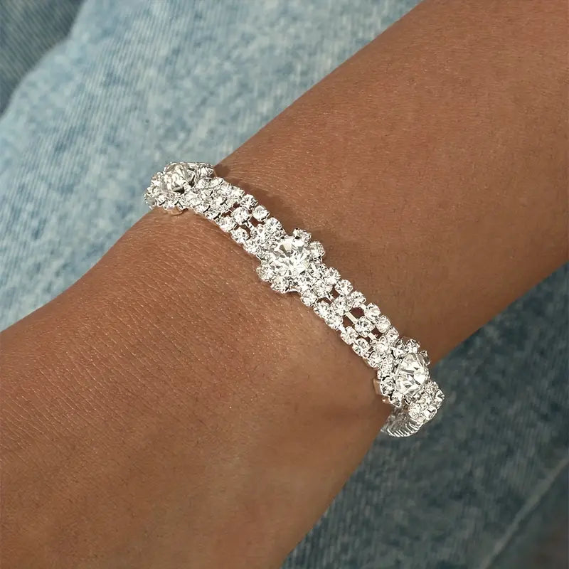 Glitzy Rhinestone Bracelet