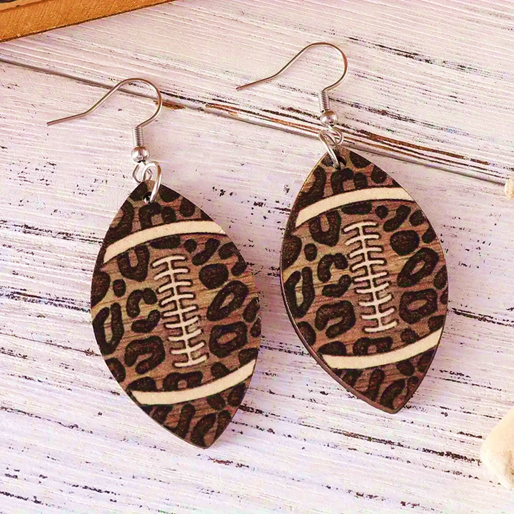 Animal Football Earrings