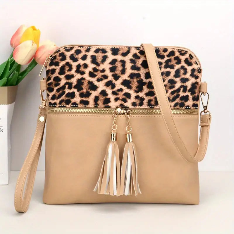 Leopard Top Print Crossbody