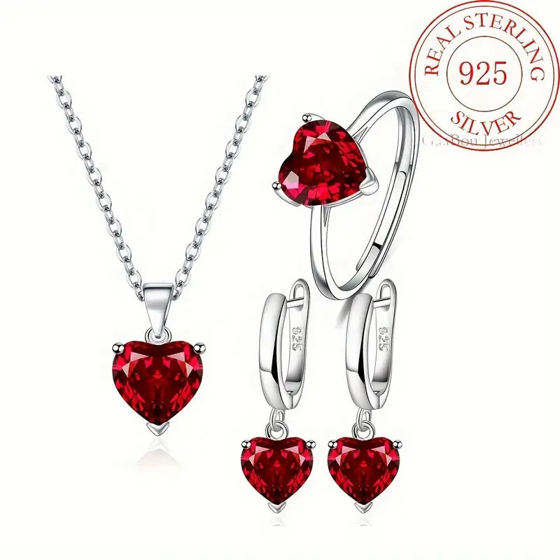 Sterling & Zirconia Set