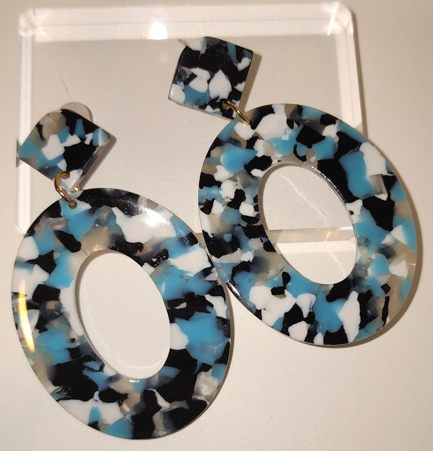 Fancy Acrylic Post Earrings