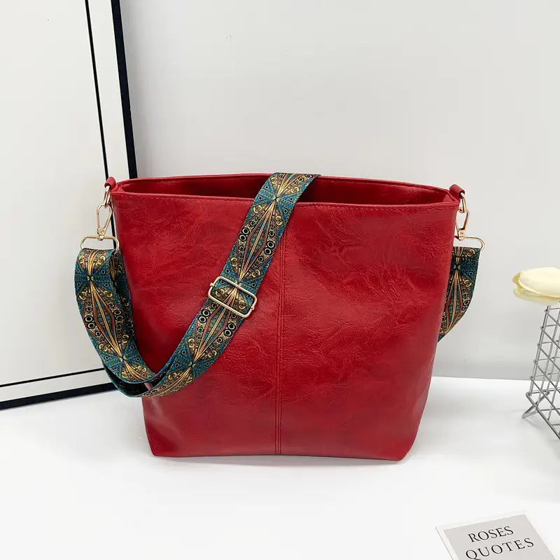 Hobo Style Print Strap Shoulder Bag