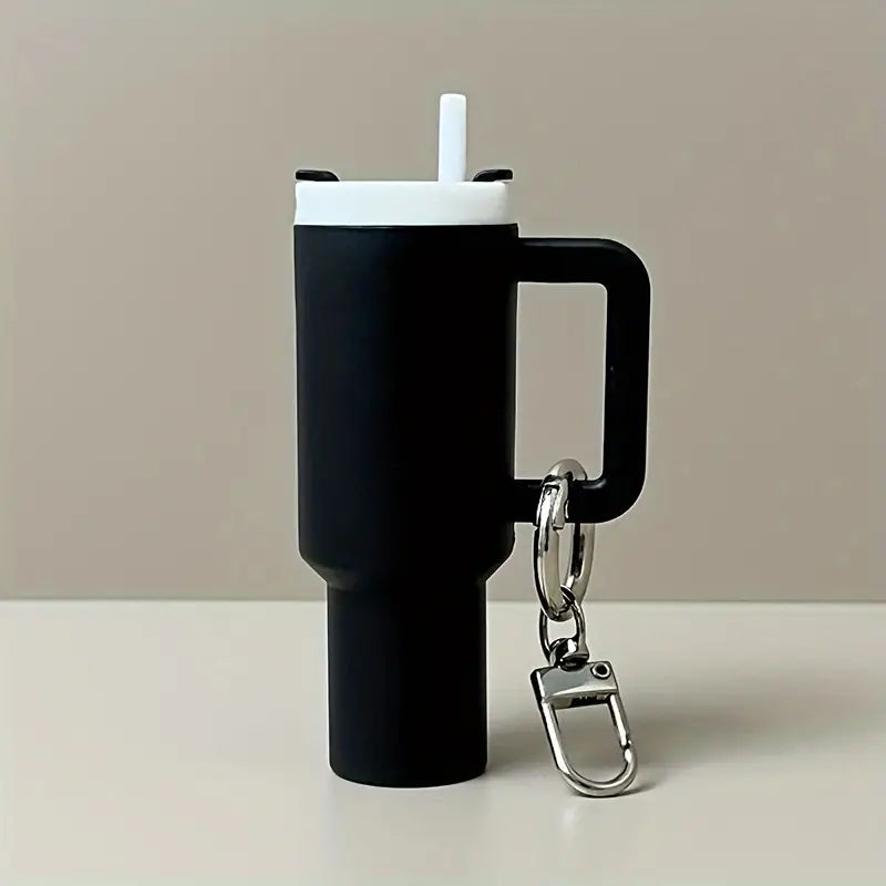Mini Tumbler Lip Balm Holder Keychain