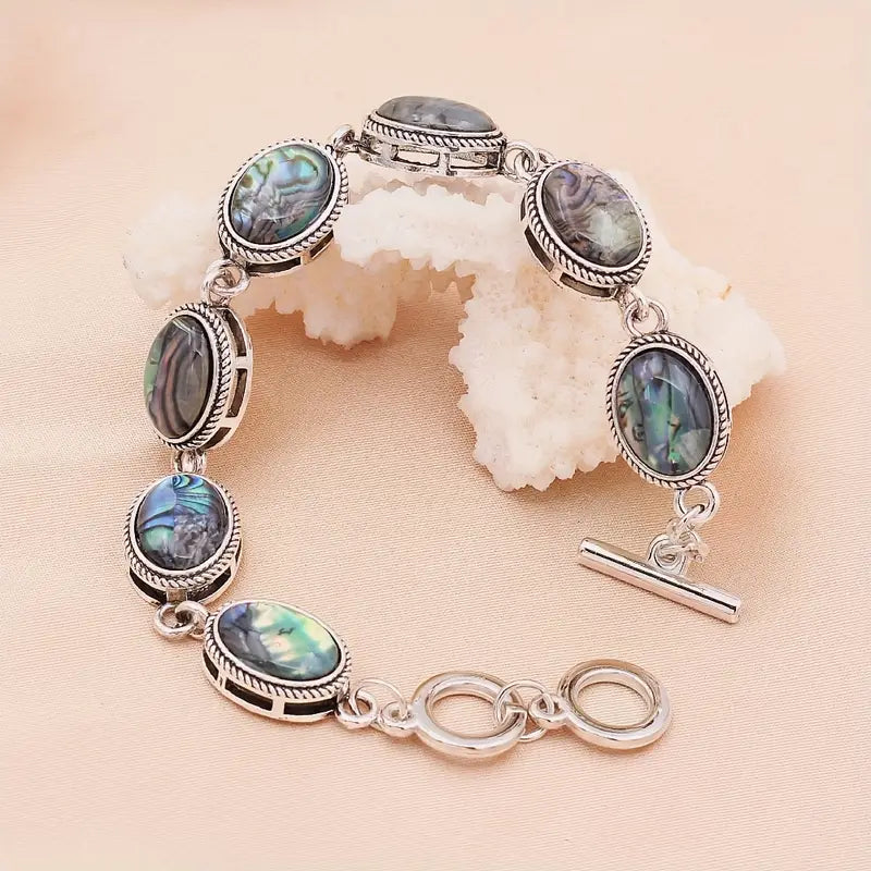 Abalone Toggle Bracelet