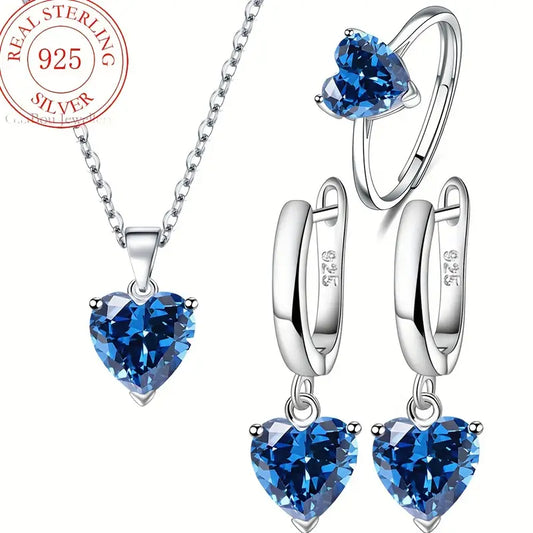 Sterling & Zirconia Set