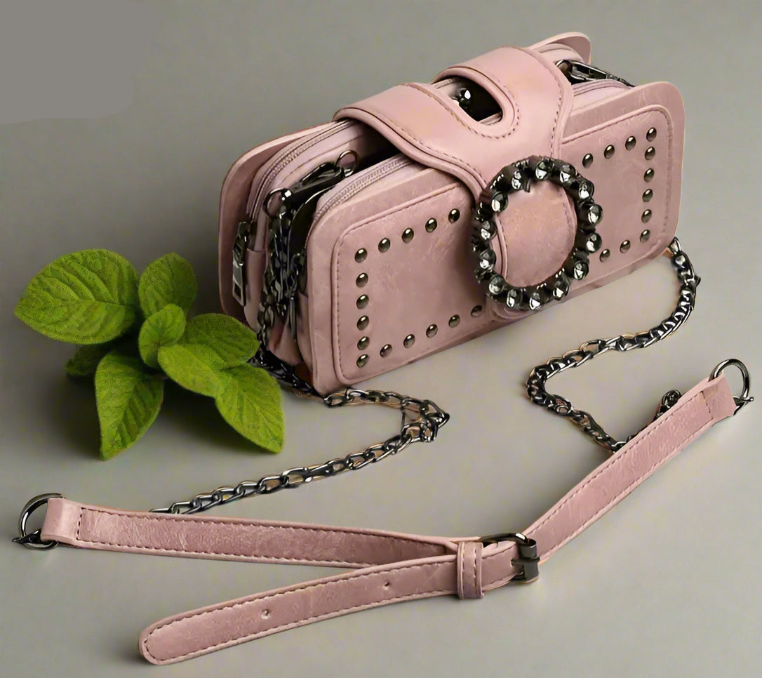 Western Style Rhinestone Crossbody