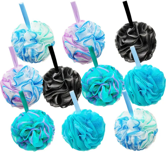 Colorful Shower Loofahs