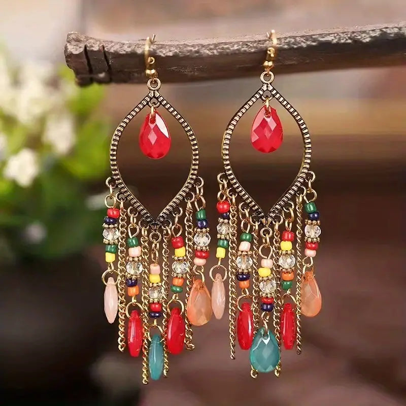 Waterfall Bead Earrings